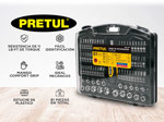 Set Juego de 81 herramientas 1/4" ideal Mecanico Pretul By Lusqtoff