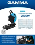 Cortadora Sensitiva Gamma 2200w Bancocircular 3.6hp G1693ar