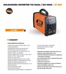 Soldadora Inverter Tig Dual Lusqtoff St-200 Electrodo Dc Mma