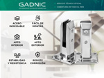 Mini Poste Gadnic Acero Inoxidable Para Balcones Piletas Escaleras