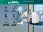 Cerradura Gadnic para Puertas de Vidrio