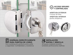 Cerradura Gadnic para Puertas de Vidrio