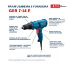 Taladro Atornillador Electrico Bosch Gsr7-14e 400w 1400 Rpm