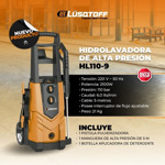 Hidrolavadora Lusqtoff Alta Presión Hl110-9 Pro 110 Bar