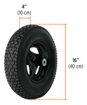 Carretilla 4.5 Ft3 Truper Neumática Bastidor Tubular