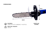 Kit de Adaptación Para Sierras Gadnic Soporte de Motosierra