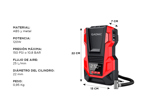 Compresor de aire Inflador Gadnic Portatil 12V/220V