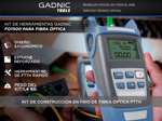 KIT de Herramientas Gadnic FO1000 para Fibra Óptica 14 en 1