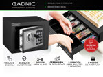 Kit Comercial Gaveta Dinero 5 Billetes G405 + Caja Fuerte E17