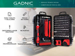 Kit Herramientas Reparación de Celular Gadnic EDER45 138 en 1