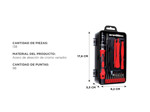 Kit Herramientas Reparación de Celular Gadnic EDER45 138 en 1