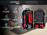 Kit de Herramientas de Reparación Gadnic Para Celulares PC Tablets 115 en 1