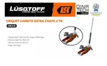 Crique Carrito Bajo Extra Chato Lusqtoff Crl2-8 2 Toneladas
