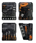 Kit Herramientas 106 Pzs Taladro Lusqtoff Lqct107-8k Valija
