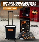 Kit Herramientas 106 Pzs Taladro Lusqtoff Lqct107-8k Valija