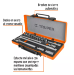 Juego Tubos Milimetricos Truper 13936 18 Piezas 1/2 Pulgada