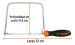 Arco De Calar Tipo Sierra Caladora + 5 Hojas Truper 10221