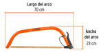 Arco Jardinero Tubular 24 Truper 10258 Hoja 61cm