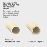 Cortador De Tubo De Plástico, Capacidad Corte 1-5/8 , Truper