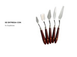 Set de Espatulas Metalicas Gadnic para Pintura Oleo y Acrilico