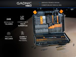 Juego de Mechas Para Taladro GADNIC DL246 246 brocas