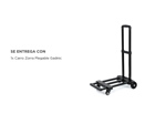 Carro Zorra Plegable Gadnic Con Extensible Capacidad 100 Kg Diablo De Carga
