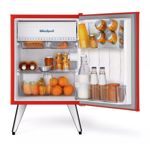 Heladera Bajo Mesada Whirlpool 76L Retro Roja WRA09R3 