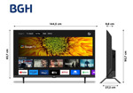 Smart Tv Uhd 4k 65  Bgh Google Tv B6523us6g