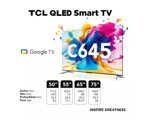 Smart Tv Google Qled 4k 75 Pulgadas Tcl 75c645 Hdr10+ Fsync