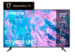 Smart Tv 4k 70 Pulgadas Samsung Un70cu7000 Hdr10+ Tizen Tda