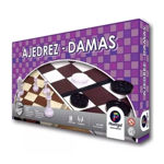 Juego De Mesa 2 En 1 Ajedrez Y Damas Plastigal