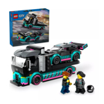 Coche De Carreras Y Camión De Transporte Lego 60406