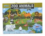 Puzzle Jumbo 35 Piezas Plastificadas Zoo Animals Ditoys