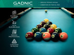 Juego De Bolas De Pool Gadnic Medida Profesional 57,5mm