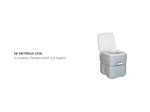 Inodoro Portátil Químico INOP 30 Gadnic 20 Litros