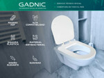 Tapa de Inodoro Gadnic Madera Herraje Plástico