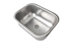 Pileta Bacha Cocina Simple Acero Inox 27 X 37 X 14 DH27