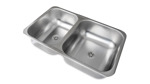 Pileta Bacha Cocina Doble Acero Inox 63 x 37 x 14 DH63