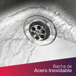 Pileta Bacha Cocina Doble Acero Inox. 70x37x18 Cm DH70/18