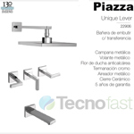 Grifería Ducha Piazza Embutir Con Transferencia Unique Lever