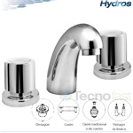 Grifería Lavatorio Mesada Hydros Viva Plus Doble Comando