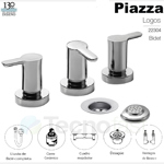 Grifería Bidet Baño C/tansf. Cerámico Piazza Logos 22304