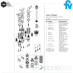Griferia Baño Fv Epuyen 295/l2 Juego Bidet 2 Llaves