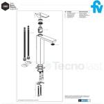 Griferia Fv Dominic New Monocomando Alto 0181.02/85n Cr Baño