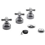 Grifería Fv Malena para Bidet Con Transferencia Cromada Baño