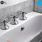 Juego Kit Griferia Baño Fv Newport 0900.03/b2p Cr Completo