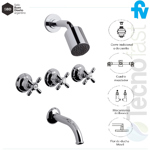 Juego Kit Griferia Baño Fv Newport 0900.03/b2p Cr Completo