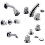 Combo Baño Grifería Fv Arizona Kit Ducha Lavatorio Bidet
