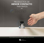 Griferia Fv Tronic Electronico Sensor Y Luz Led 0363c.03t