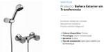 Grifería Ducha Exterior sin Transferencia Hydros Viva Plus